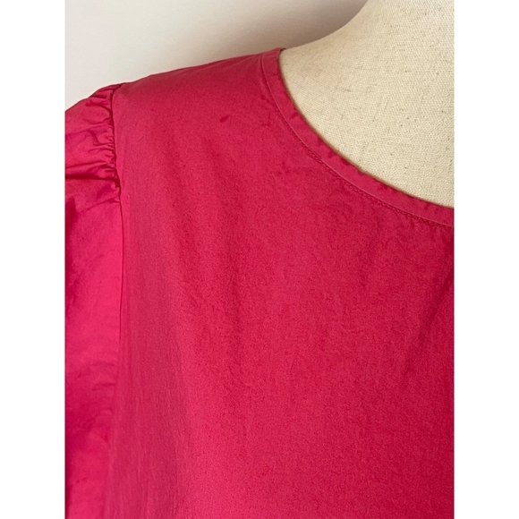 Peter Som Magenta/Red Midi Dress - Picture 8 of 11